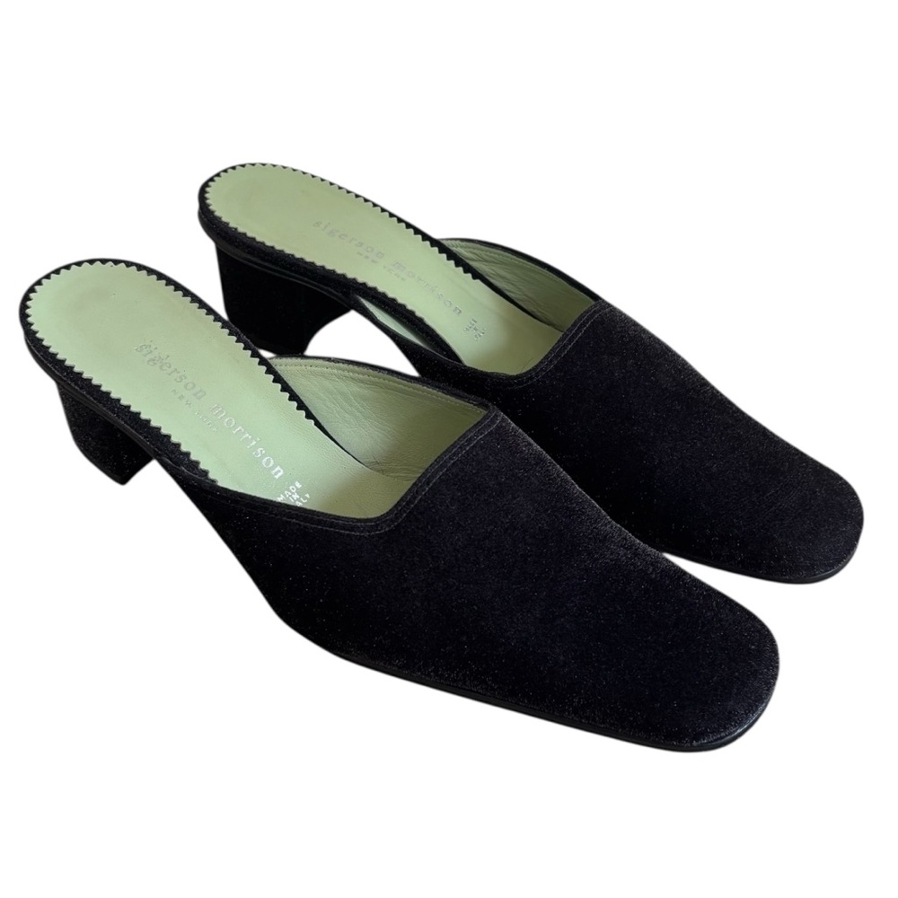 Sigerson Morrison Black Mules